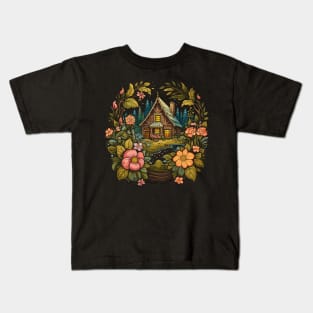 Aesthetic Cottagecore – Fairy Nature Cottage Vintage Kids T-Shirt